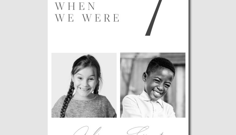 When We Were Photo Table Number Cards 5 x 7