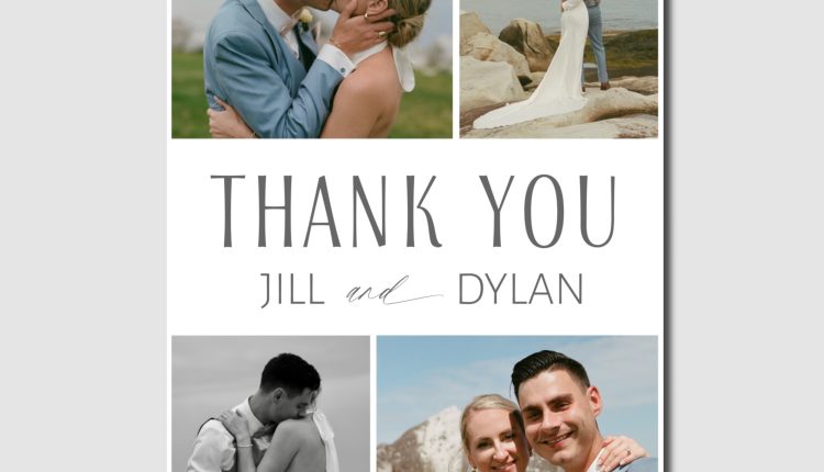 Thank You Photo Collage 5 x 7