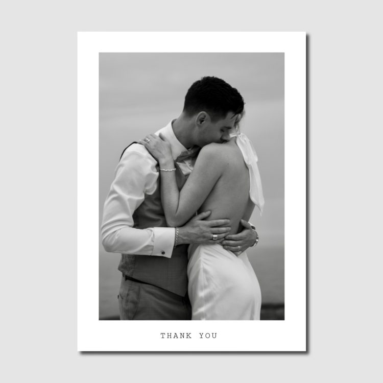 Thank You Simple Photo 5 x 7